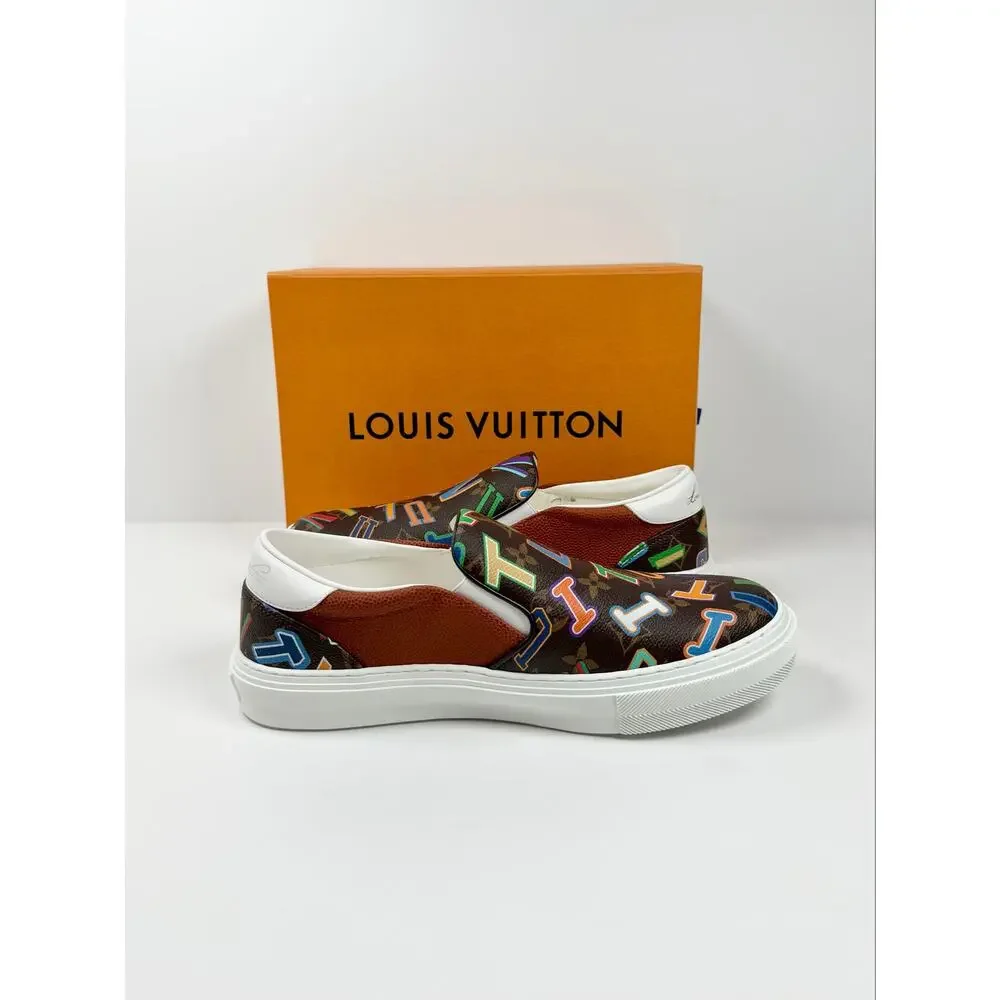 Size 7LV/8US - Louis Vuitton x NBA Ollie Slip On NEW - Picture 6 of 11